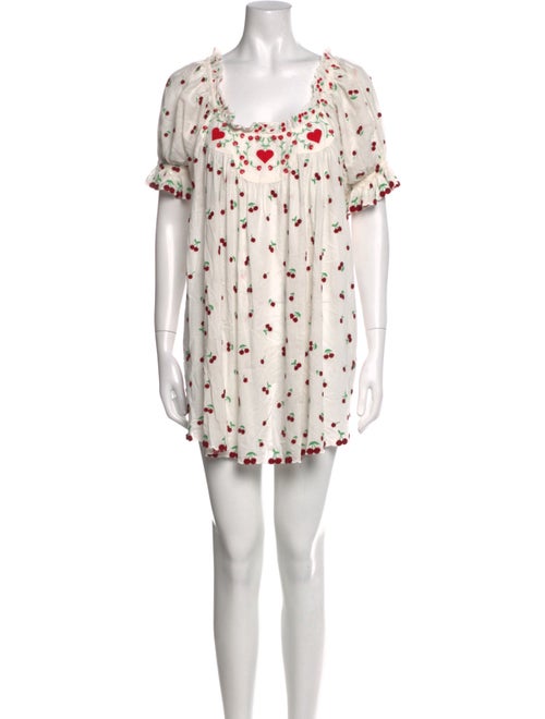 For Love & Lemons Printed Mini Dress