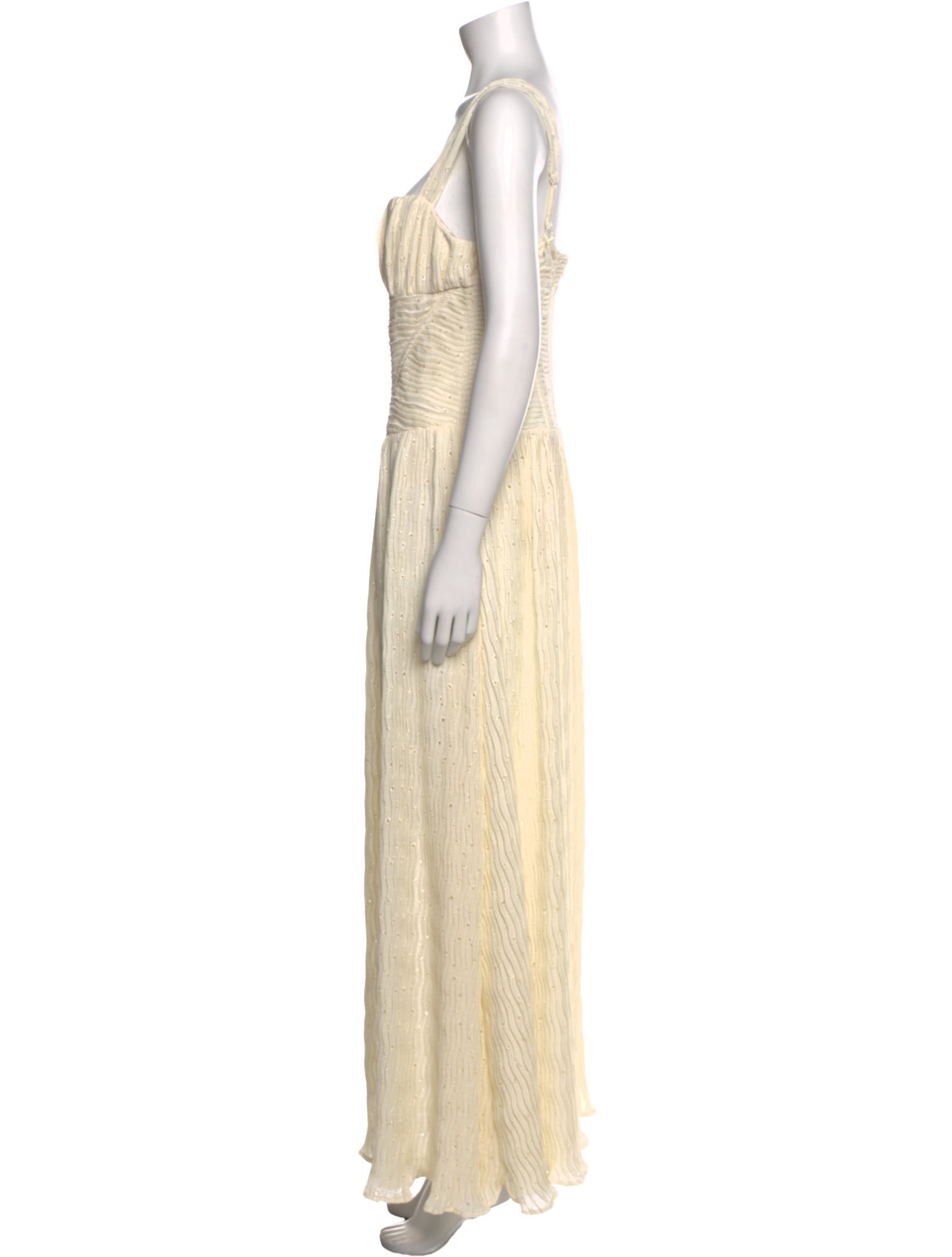 For Love & Lemons Square Neckline Long Dress