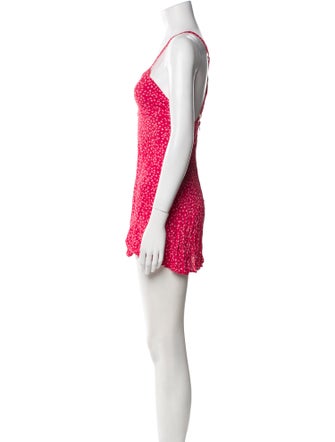 For Love & Lemons Printed Mini Dress