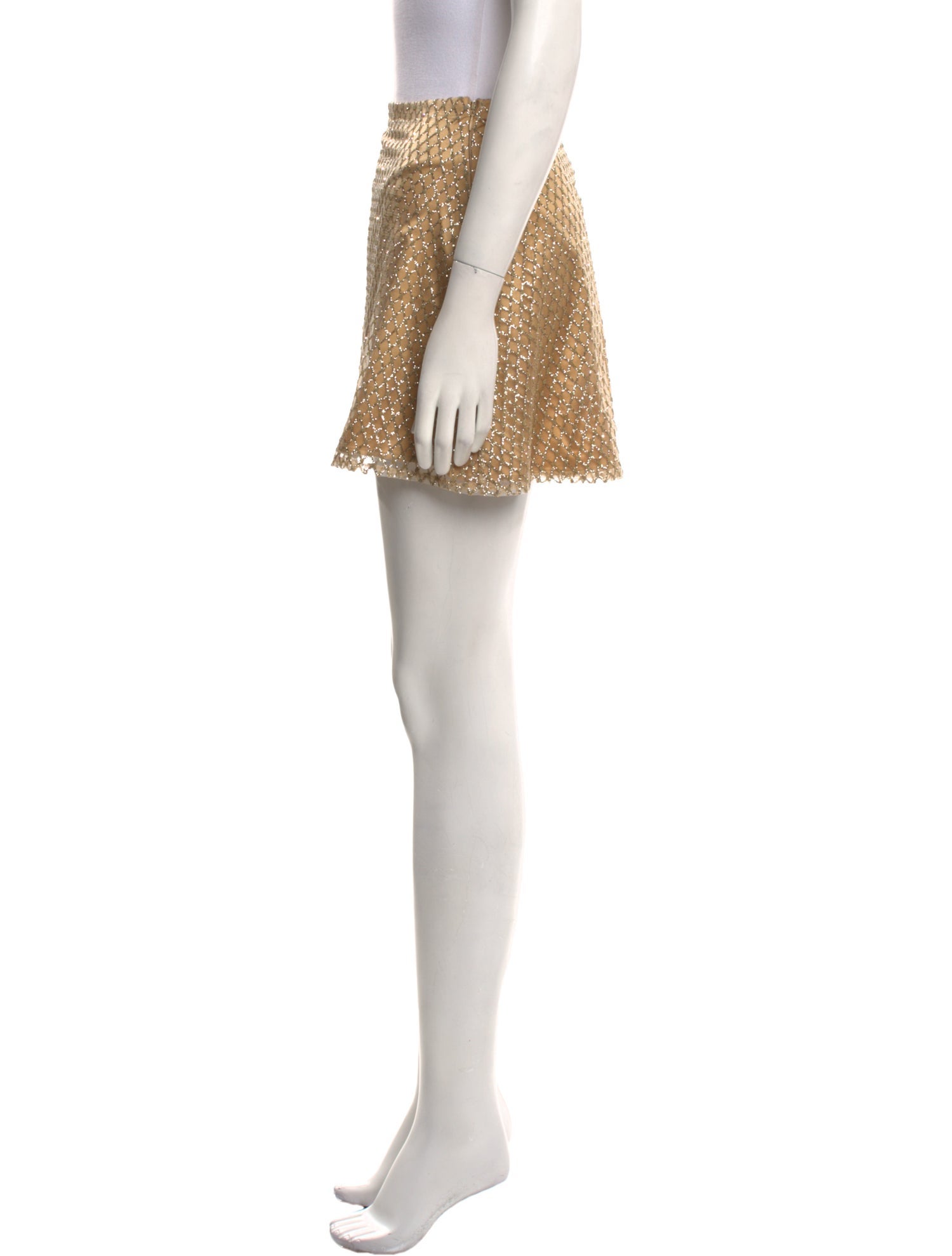 For Love & Lemons Mesh Mini Skirt