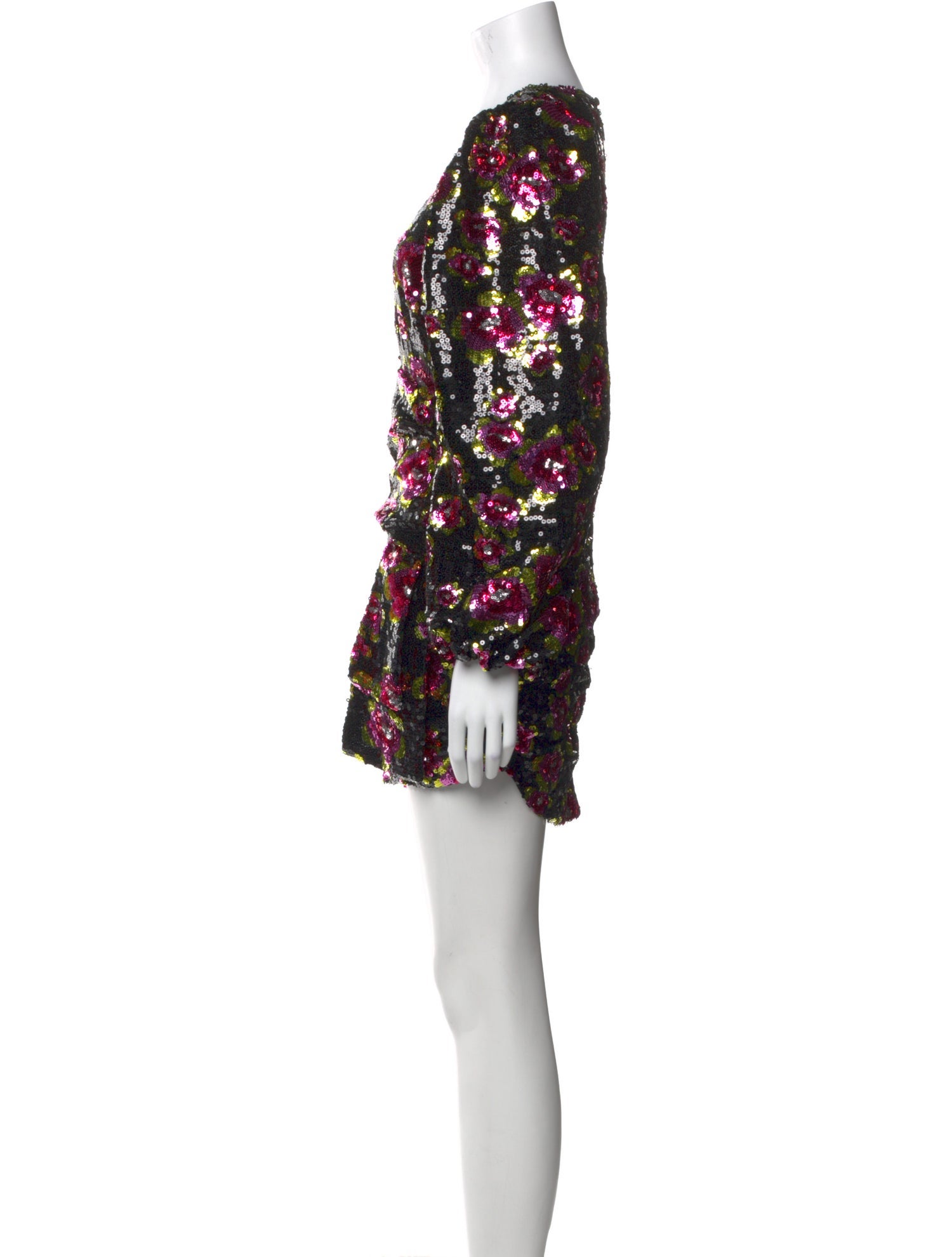 For Love & Lemons Floral Print Mini Dress