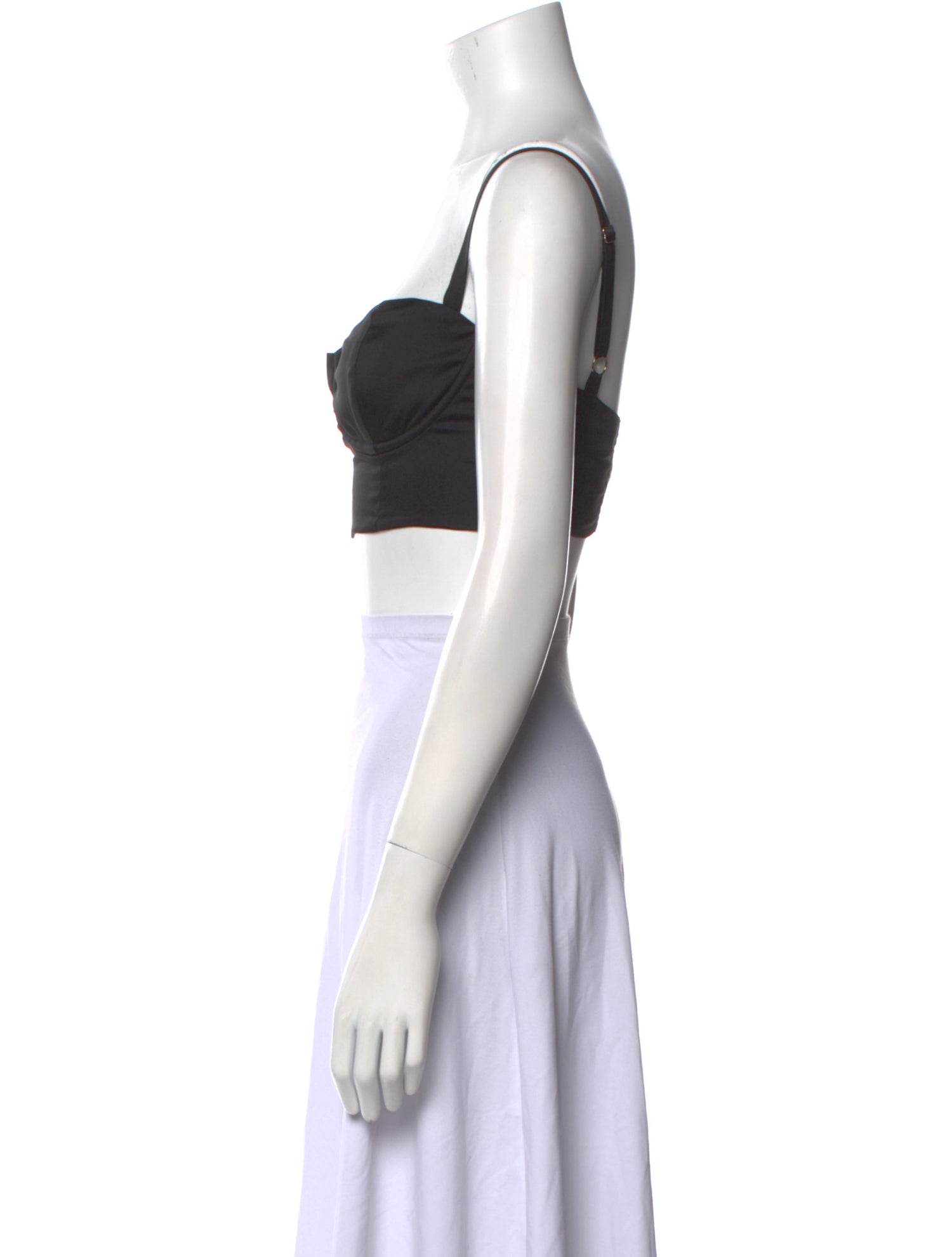 For Love & Lemons Square Neckline Sleeveless Crop Top