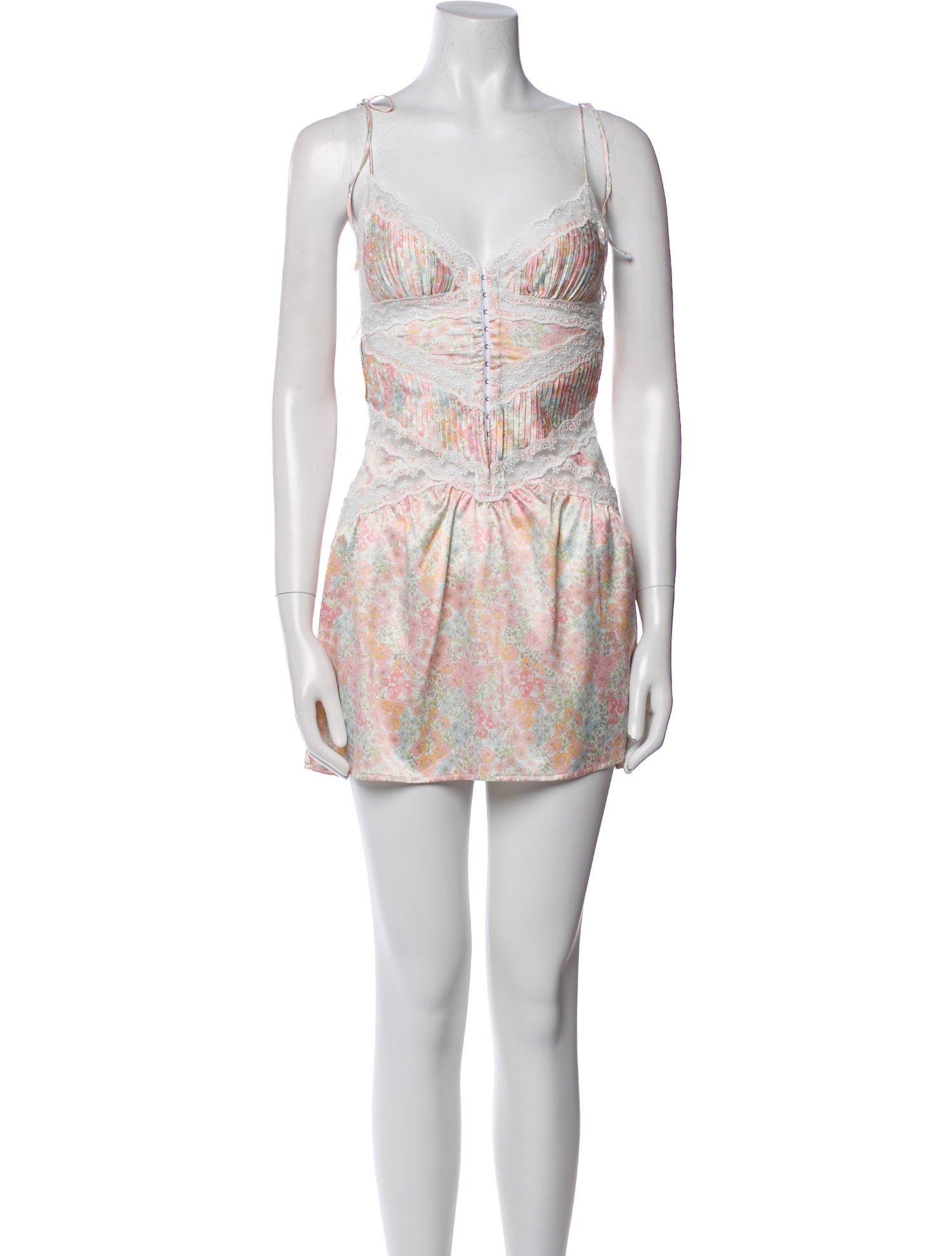 For Love & Lemons Printed Mini Dress