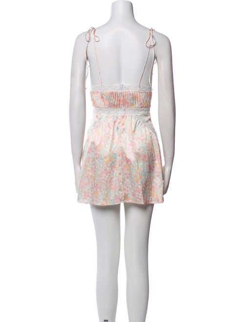 For Love & Lemons Printed Mini Dress