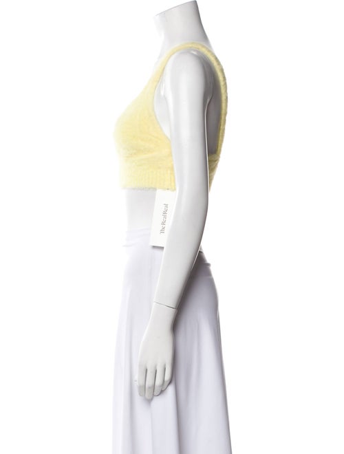 For Love & Lemons V-Neck Sleeveless Crop Top