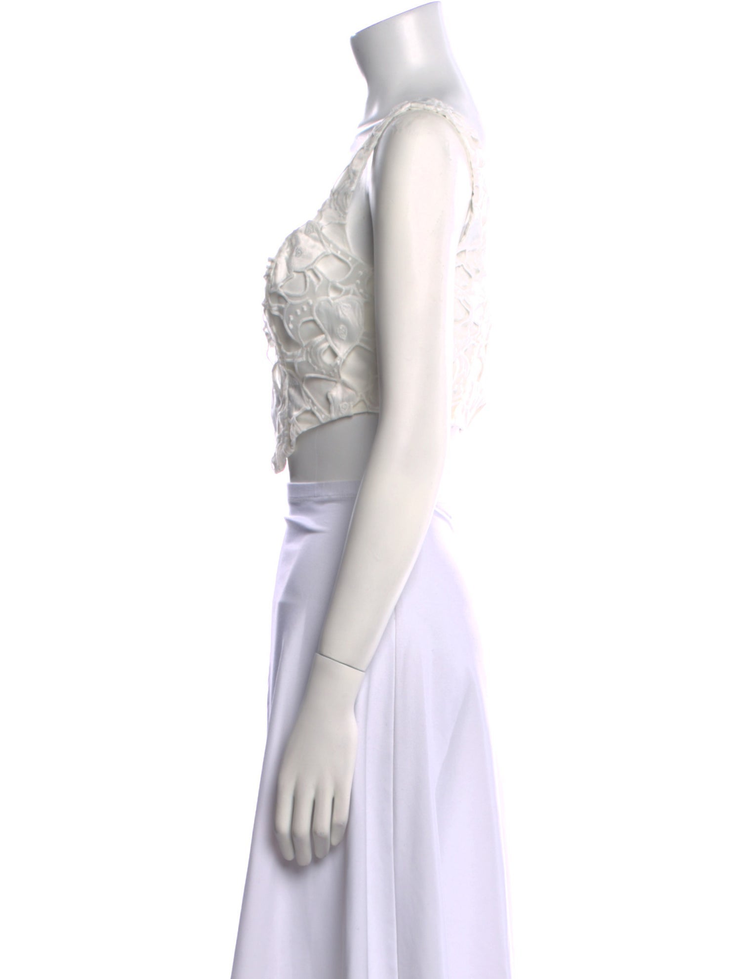 For Love & Lemons Square Neckline Sleeveless Crop Top w/ Tags