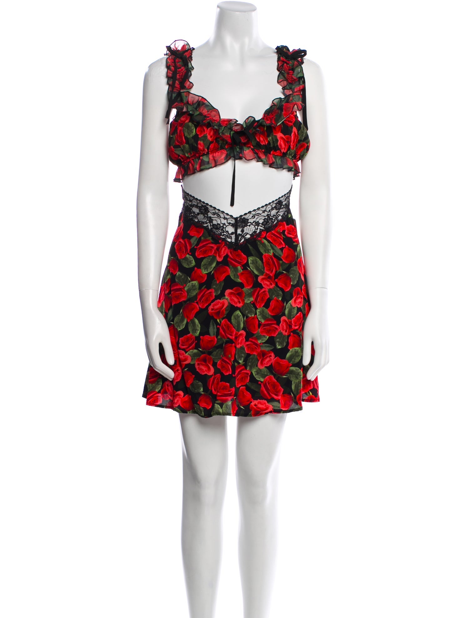 For Love & Lemons Floral Print Mini Dress w/ Tags