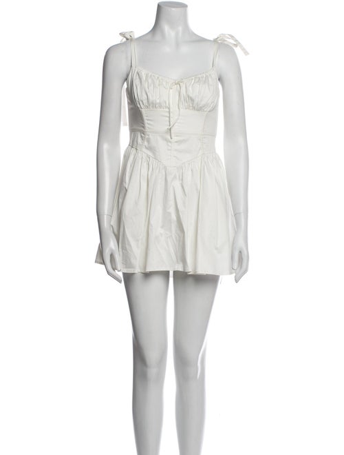 For Love & Lemons Square Neckline Mini Dress