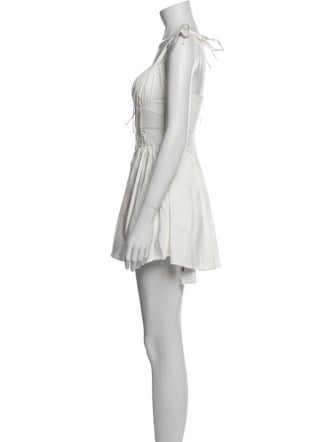 For Love & Lemons Square Neckline Mini Dress