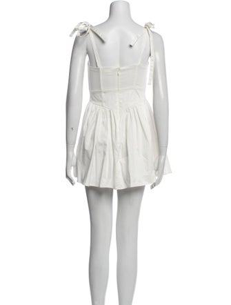 For Love & Lemons Square Neckline Mini Dress