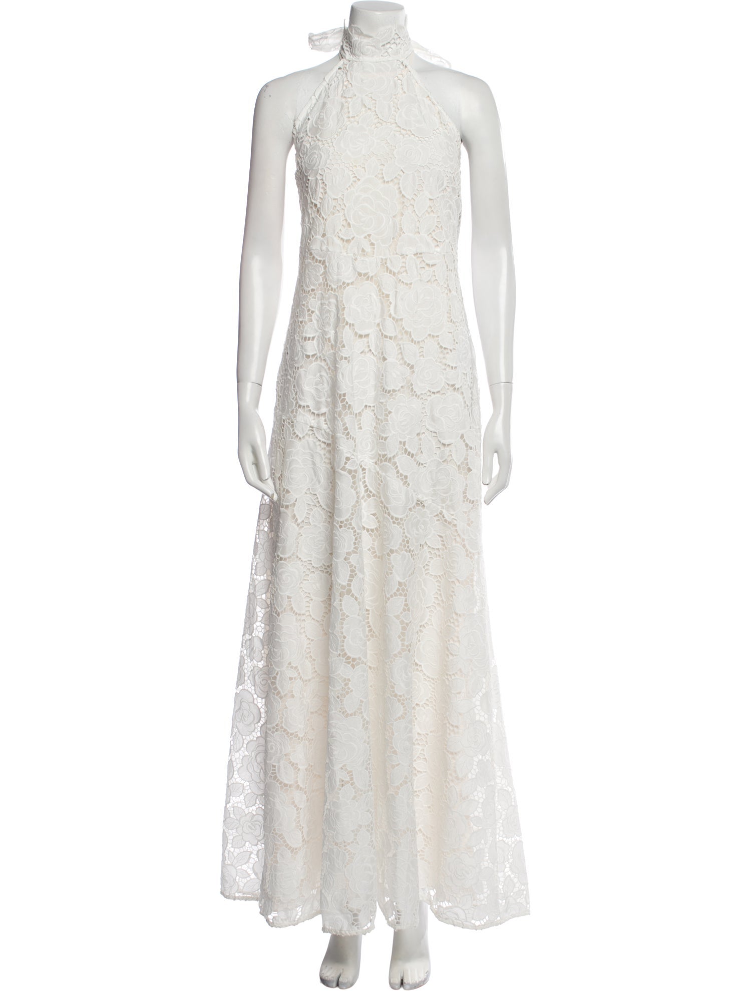 For Love & Lemons Halterneck Long Dress