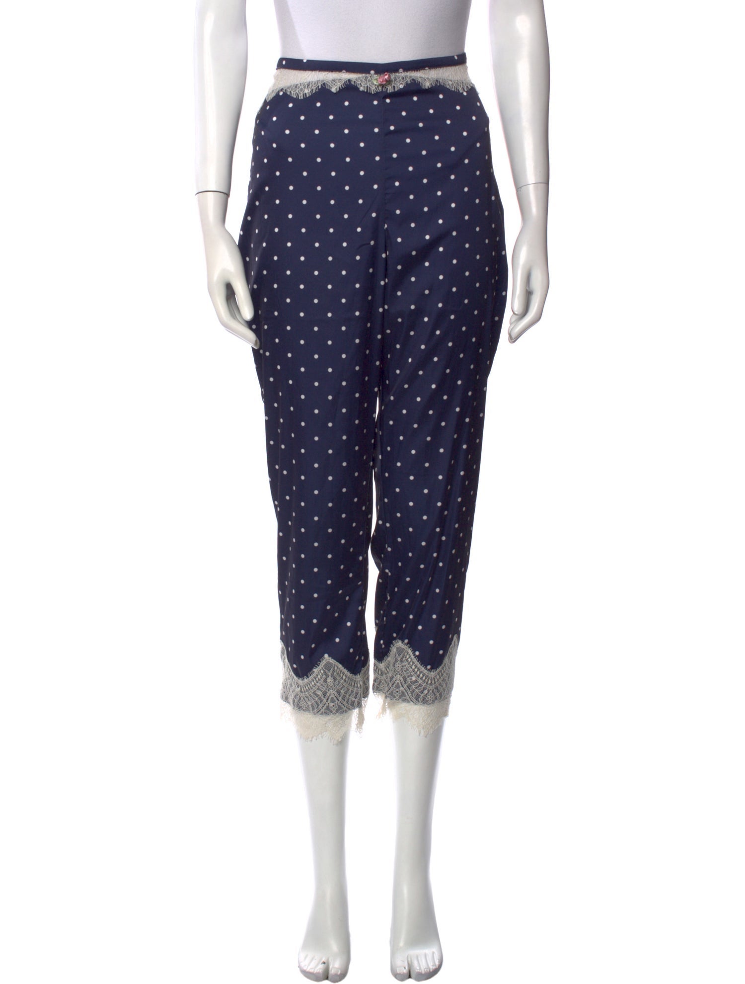 For Love & Lemons Silk Skinny Leg Pants