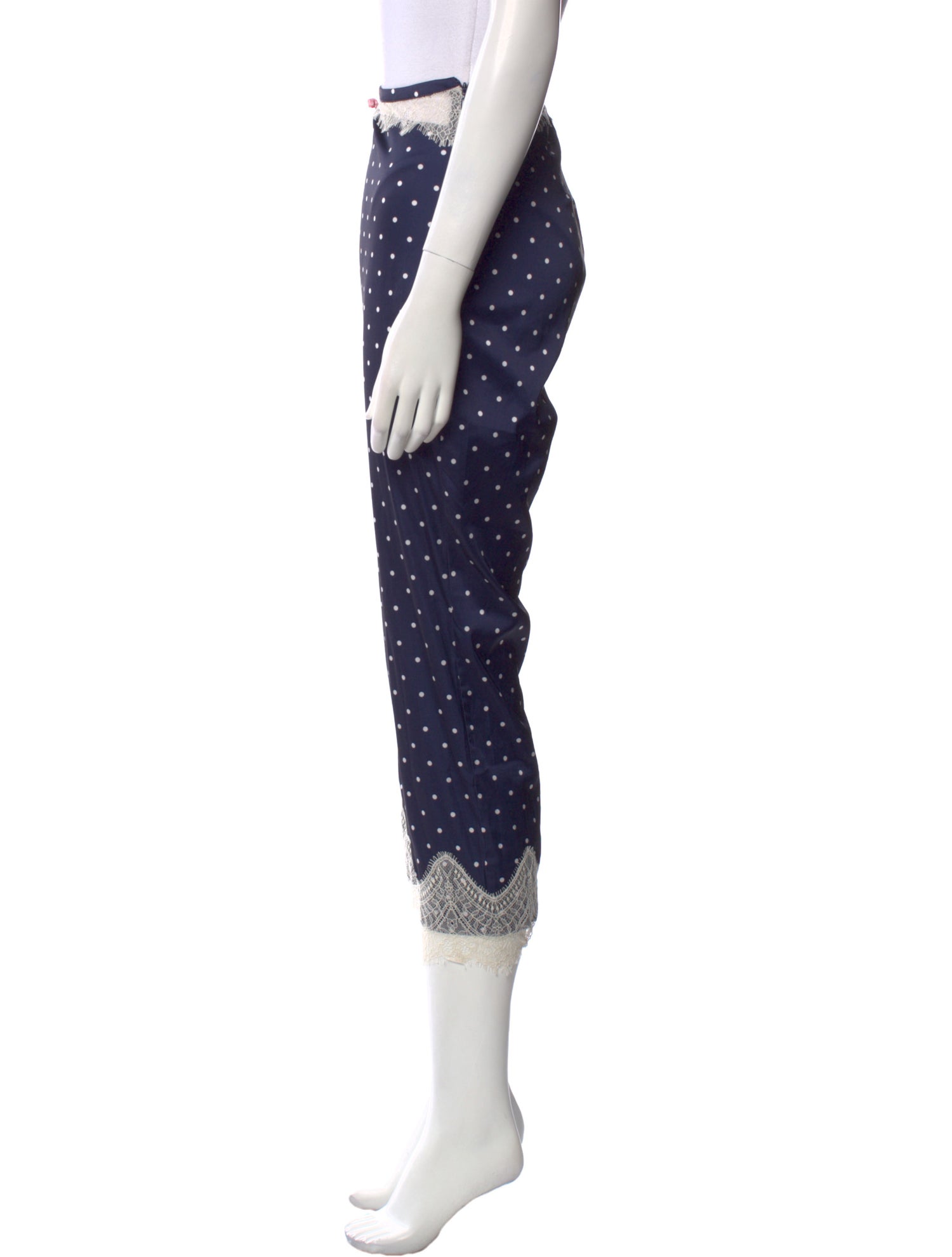 For Love & Lemons Silk Skinny Leg Pants