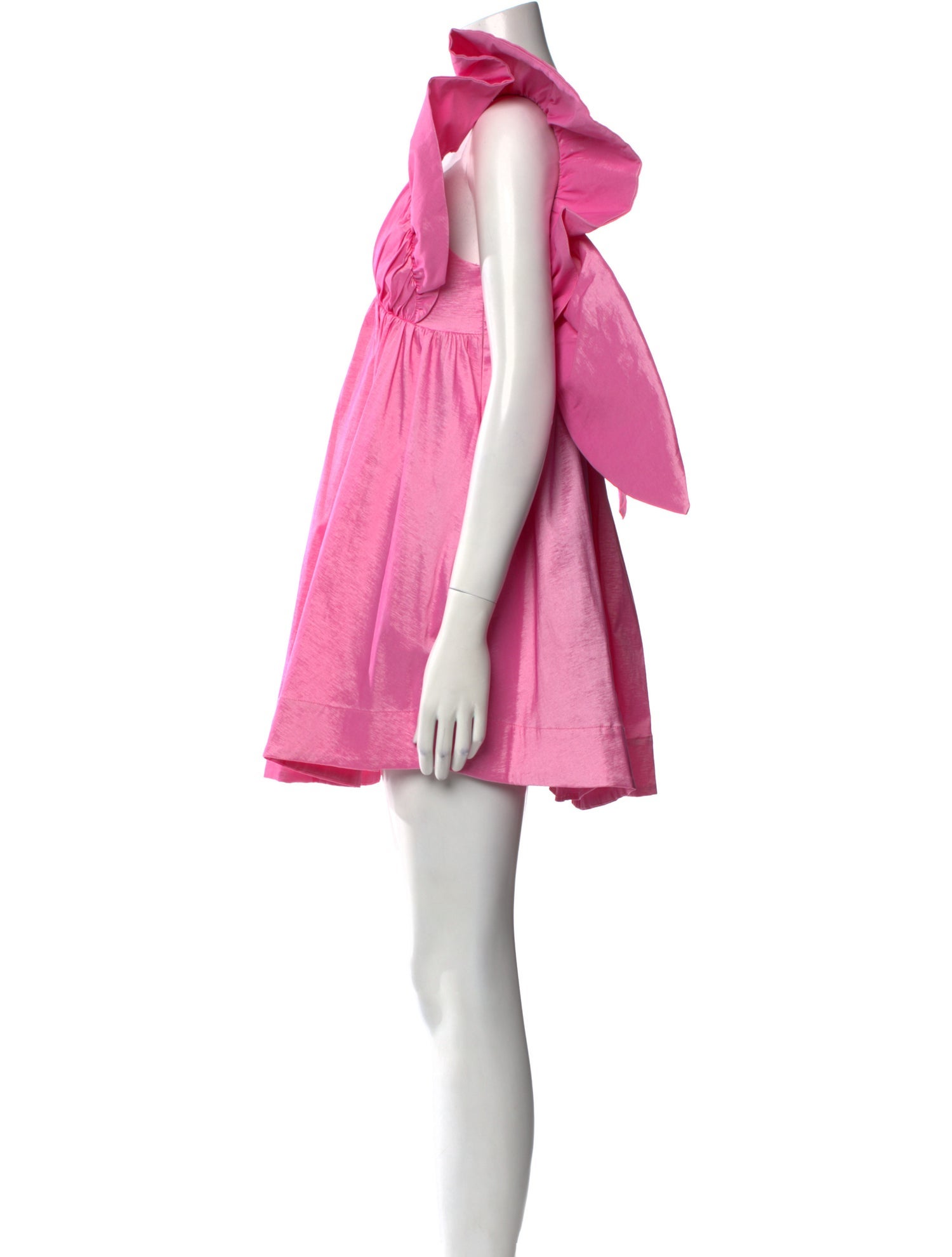 For Love & Lemons V-Neck Mini Dress