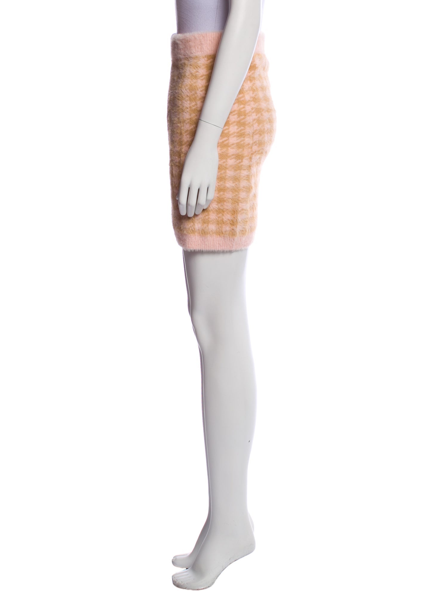 For Love & Lemons Houndstooth Print Mini Skirt w/ Tags