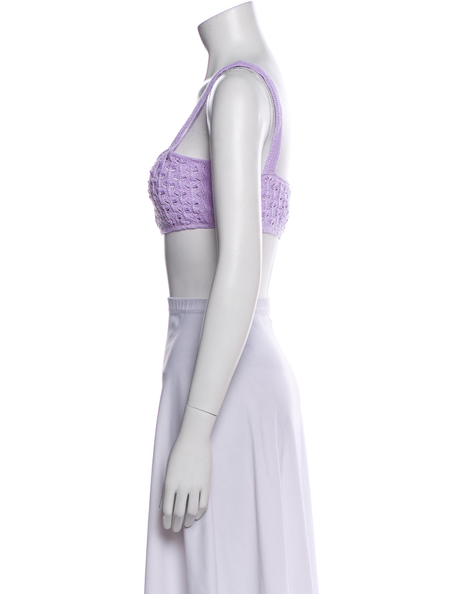 For Love & Lemons Square Neckline Sleeveless Crop Top w/ Tags