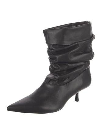 For Love & Lemons Leather Lace-Up Boots