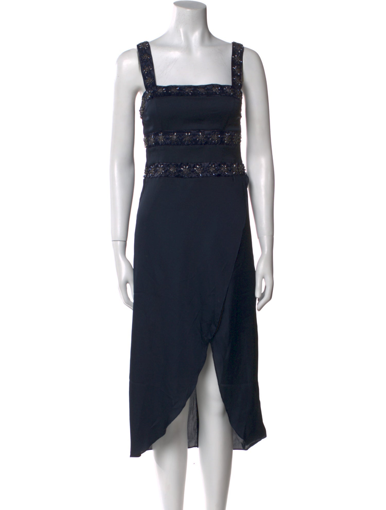 For Love & Lemons Square Neckline Midi Length Dress