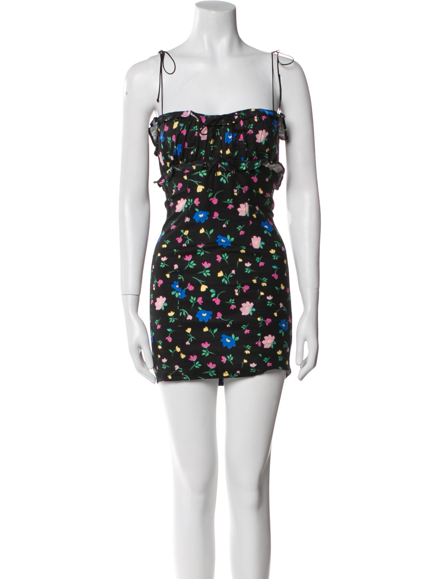 For Love & Lemons Floral Print Mini Dress