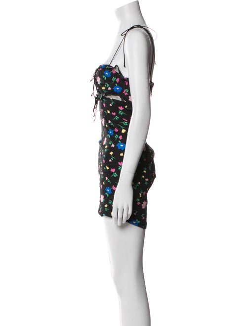 For Love & Lemons Floral Print Mini Dress