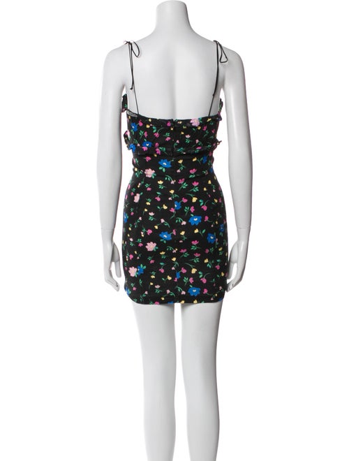 For Love & Lemons Floral Print Mini Dress