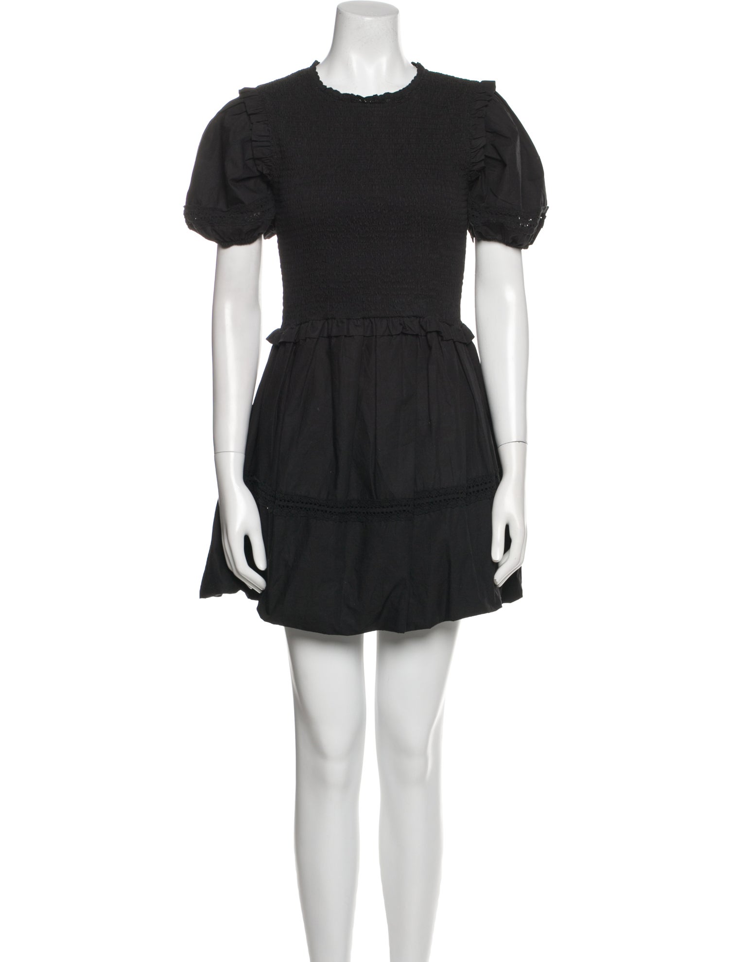 For Love & Lemons Crew Neck Mini Dress