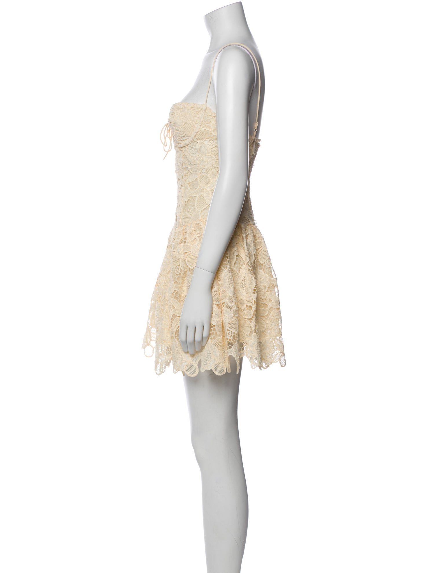 For Love & Lemons Lace Pattern Mini Dress w/ Tags