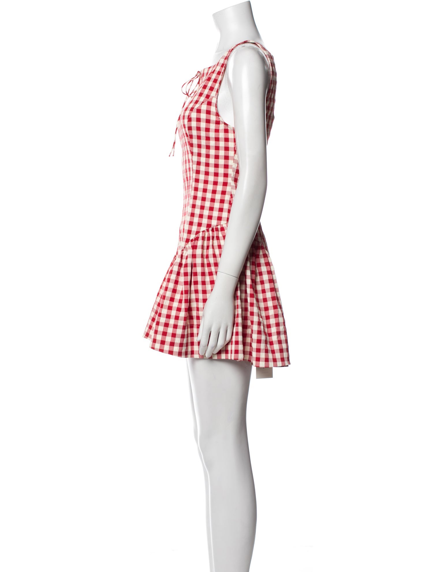 For Love & Lemons Plaid Print Mini Dress w/ Tags