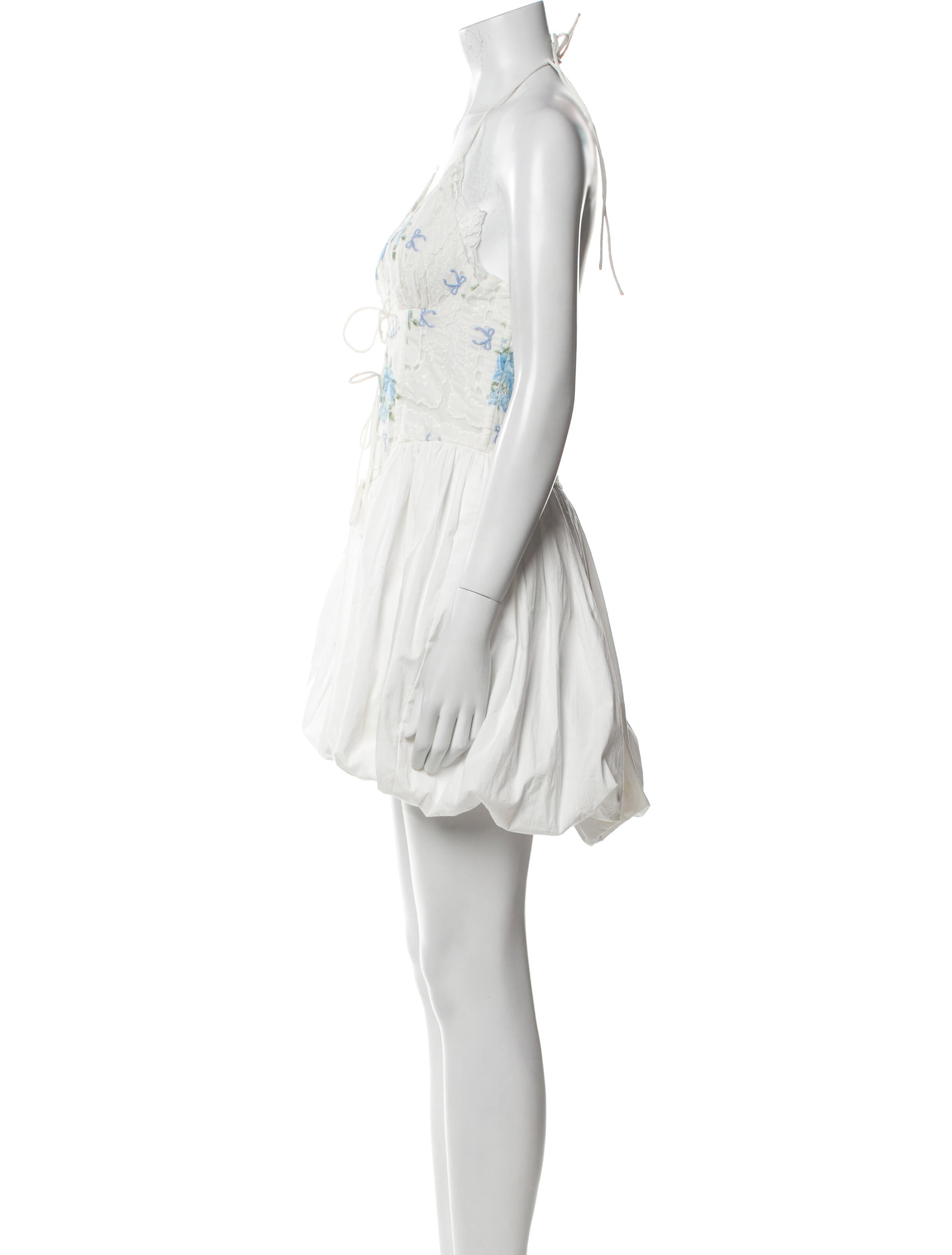 For Love & Lemons Halterneck Mini Dress