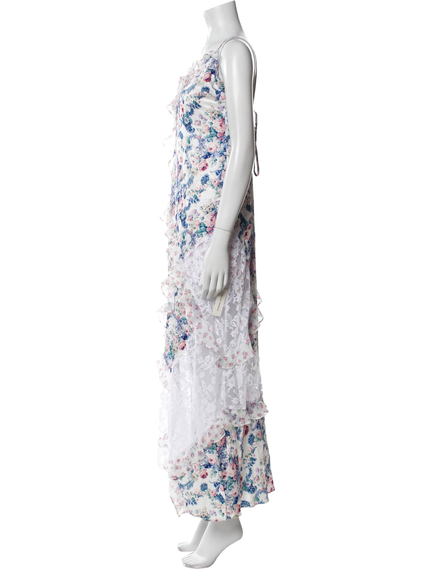 For Love & Lemons Floral Print Long Dress w/ Tags