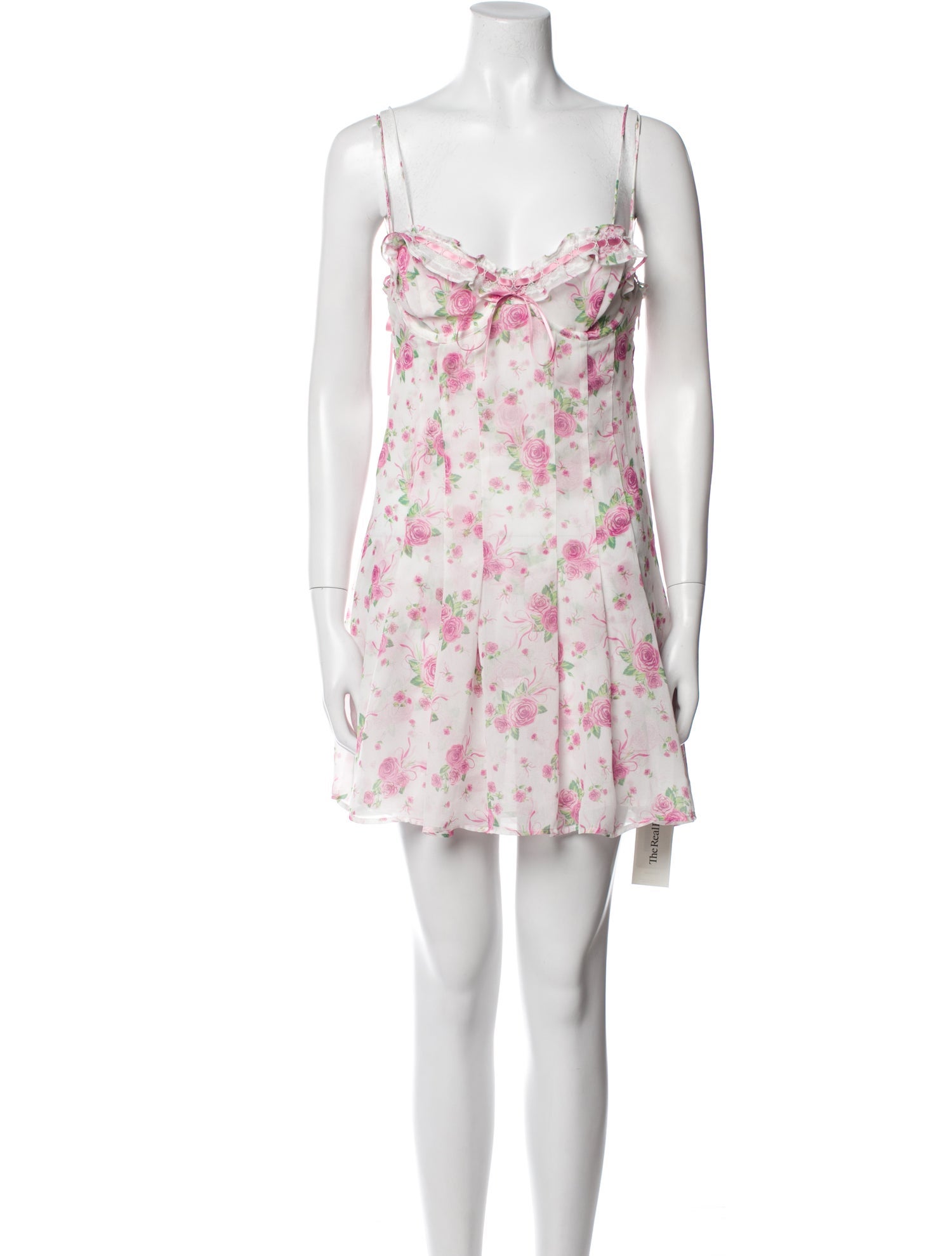 For Love & Lemons Floral Print Cutout Accent Nightgown w/ Tags