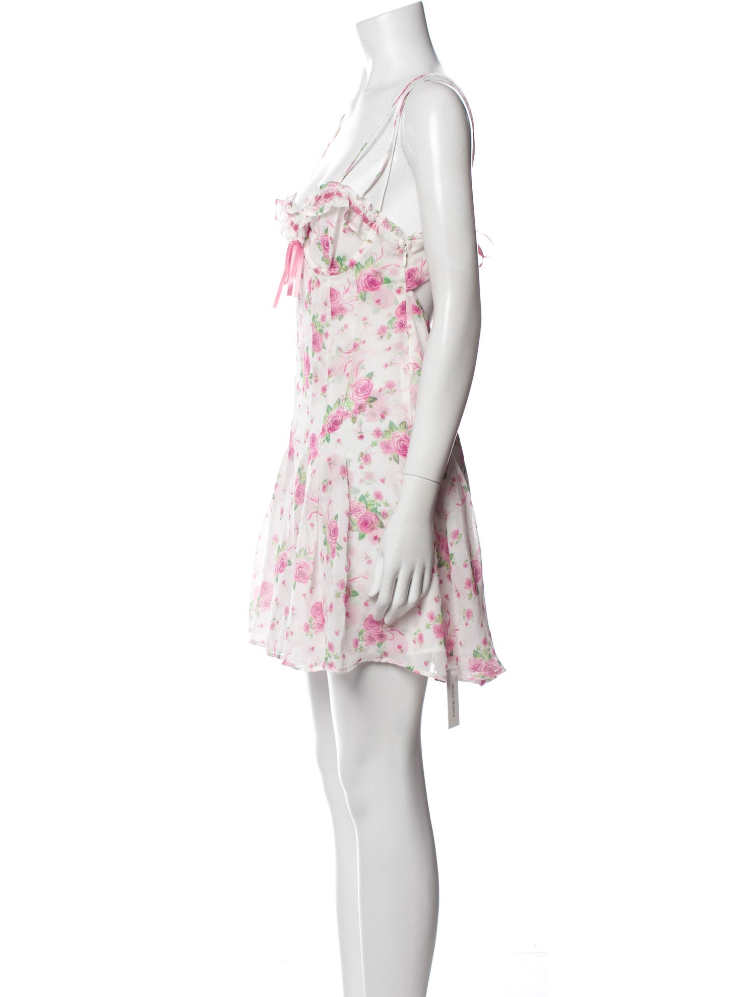 For Love & Lemons Floral Print Cutout Accent Nightgown w/ Tags