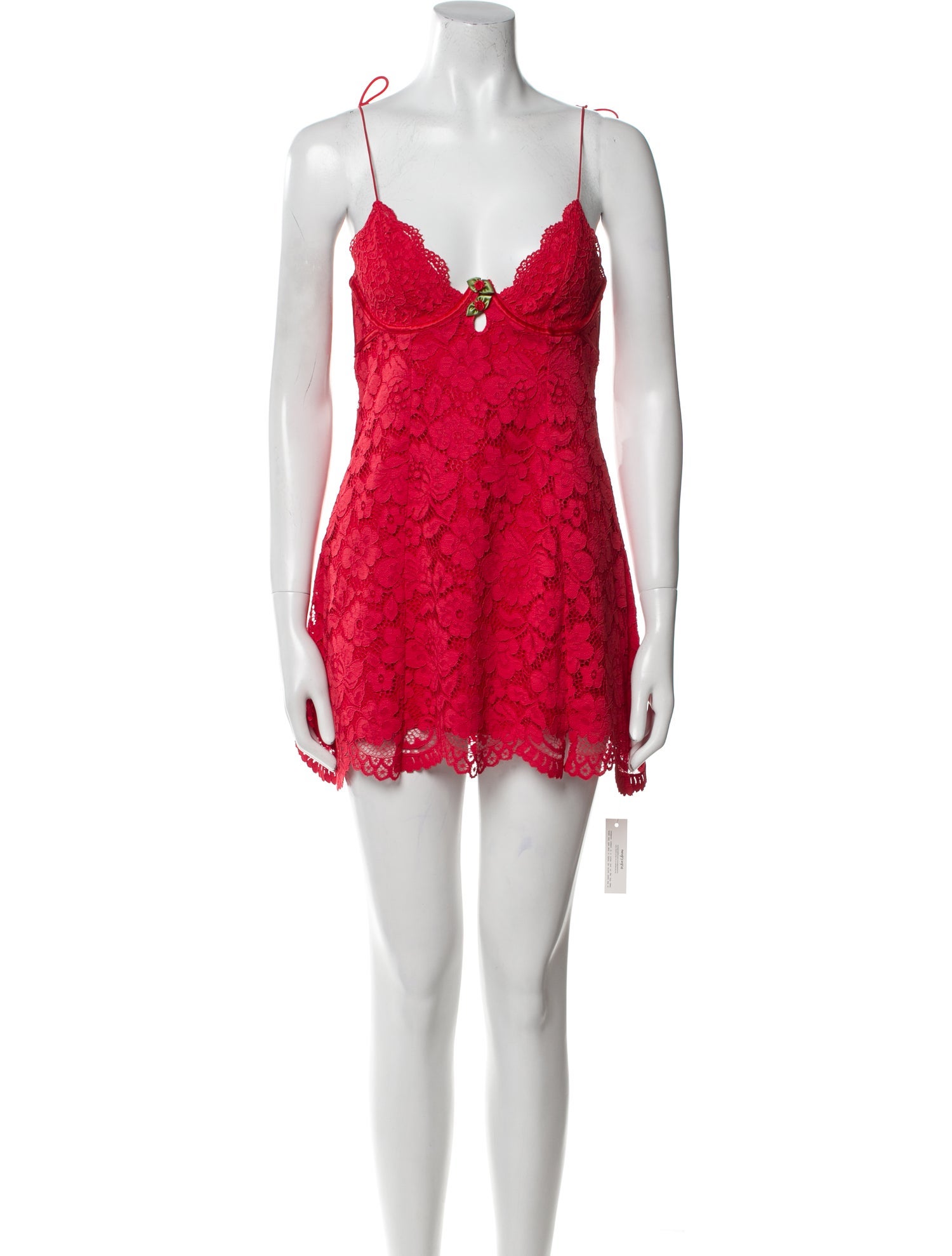 For Love & Lemons Lace Trim Embellishment Nightgown w/ Tags