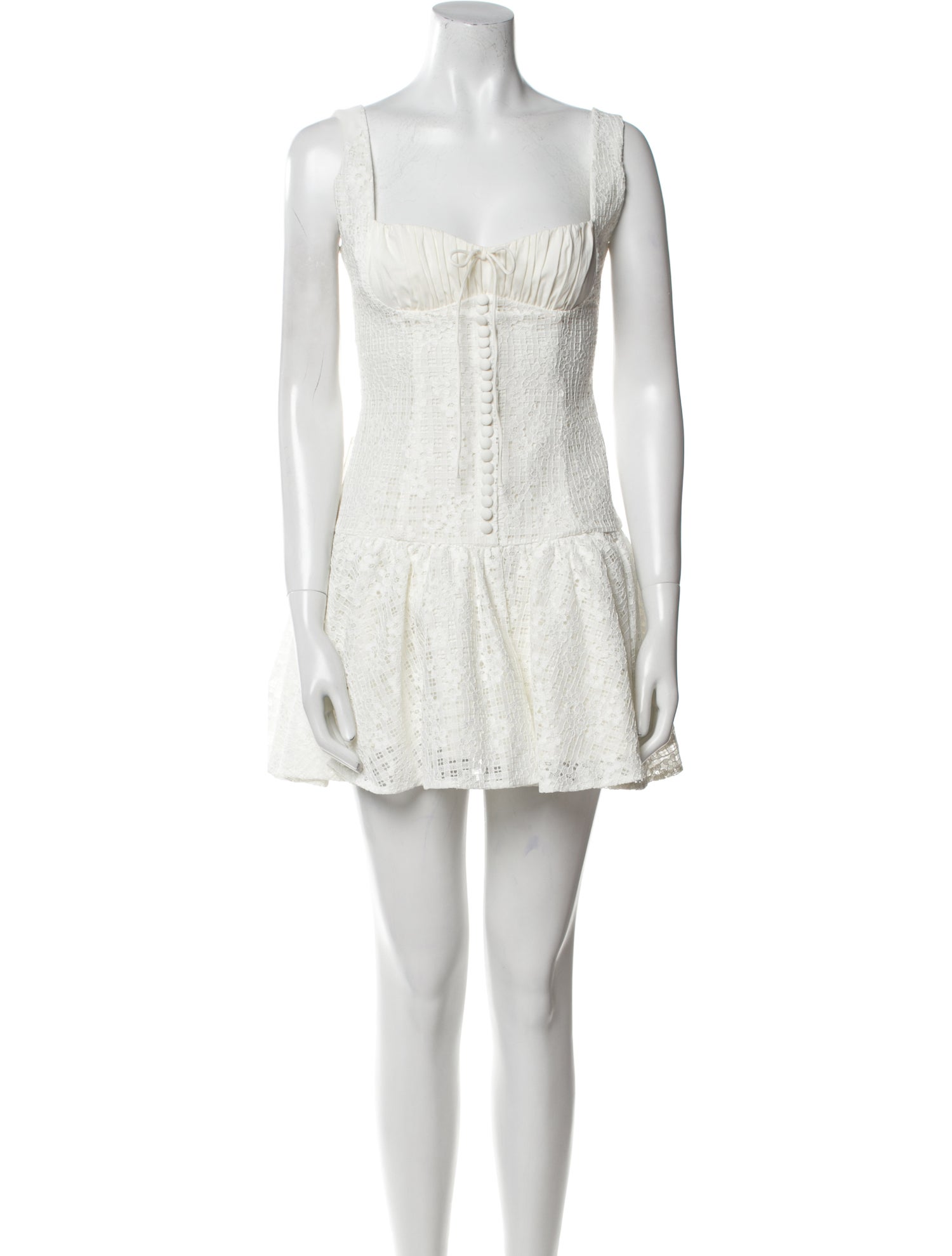 For Love & Lemons Square Neckline Mini Dress w/ Tags