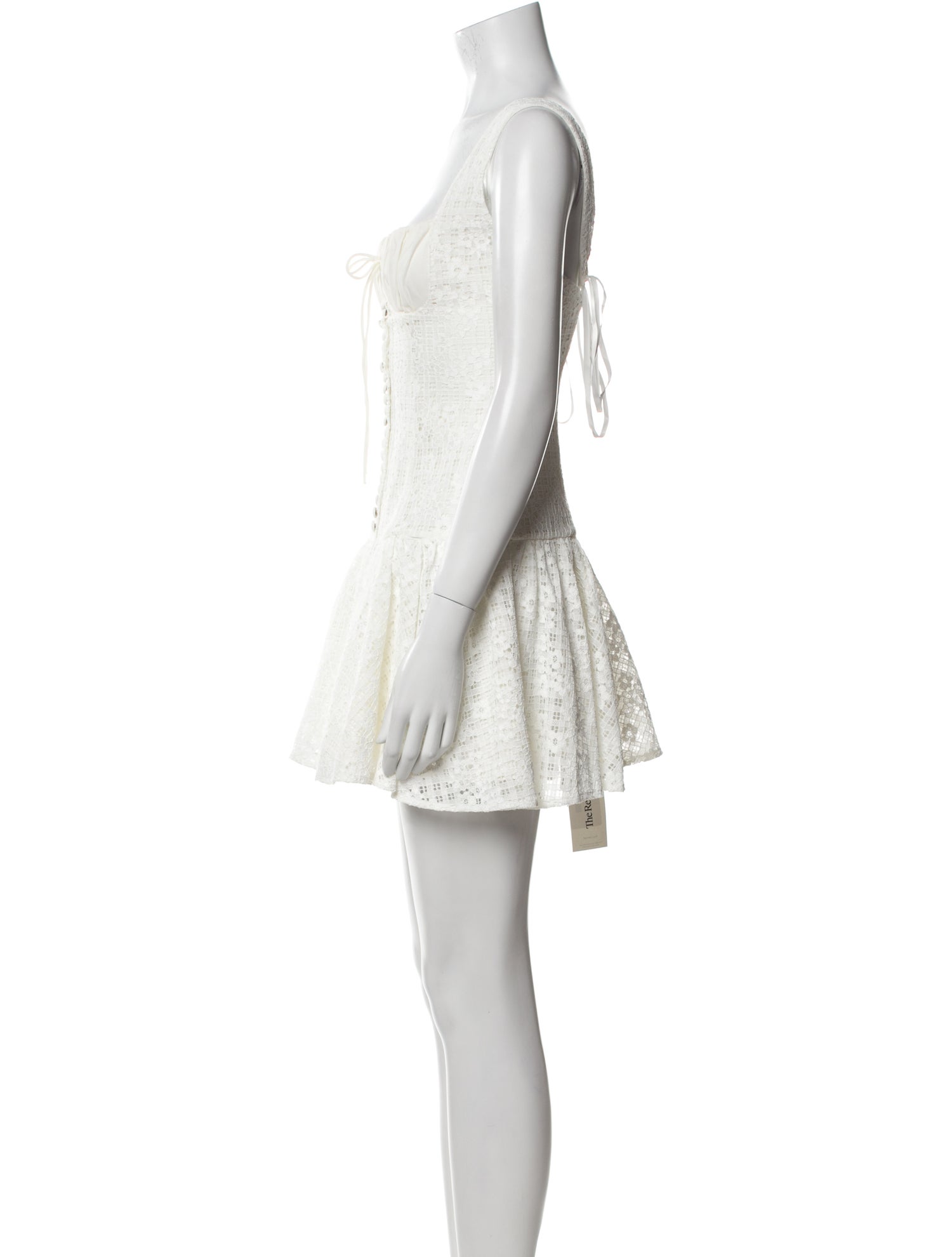 For Love & Lemons Square Neckline Mini Dress w/ Tags