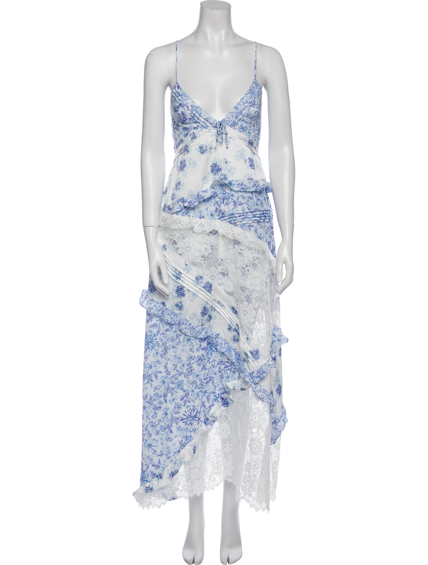 For Love & Lemons Lace Pattern Long Dress w/ Tags