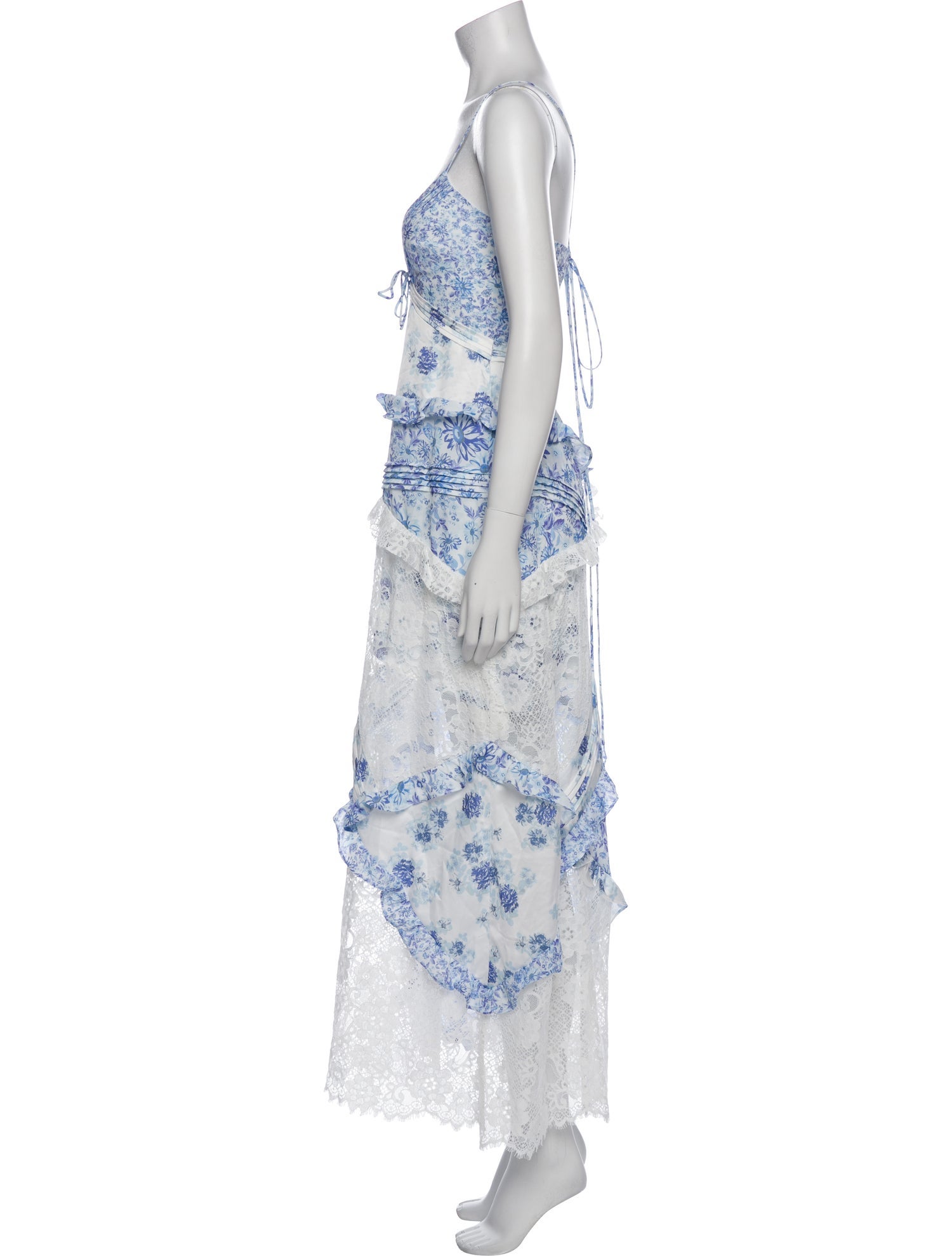 For Love & Lemons Lace Pattern Long Dress w/ Tags