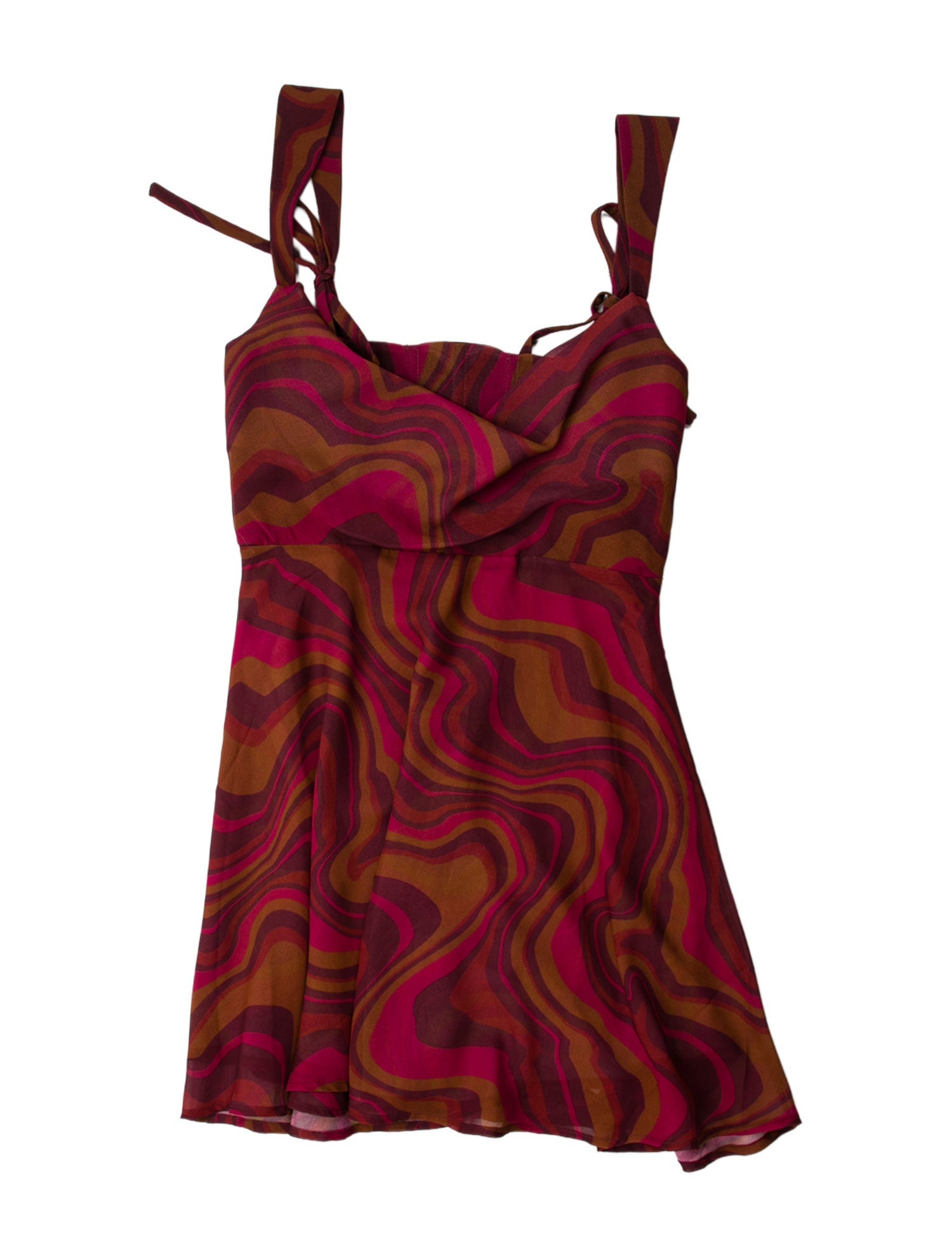 For Love & Lemons Paisley Print Mini Dress