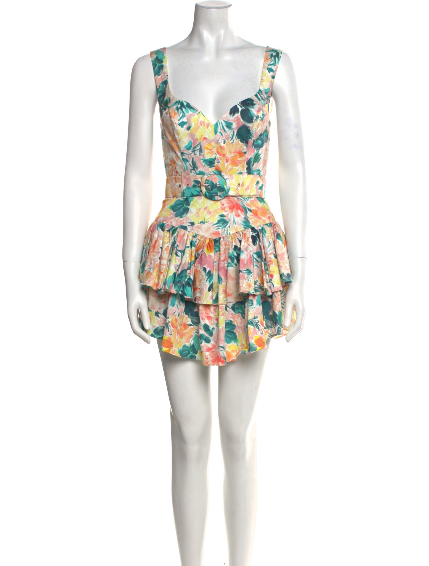 For Love & Lemons Printed Mini Dress