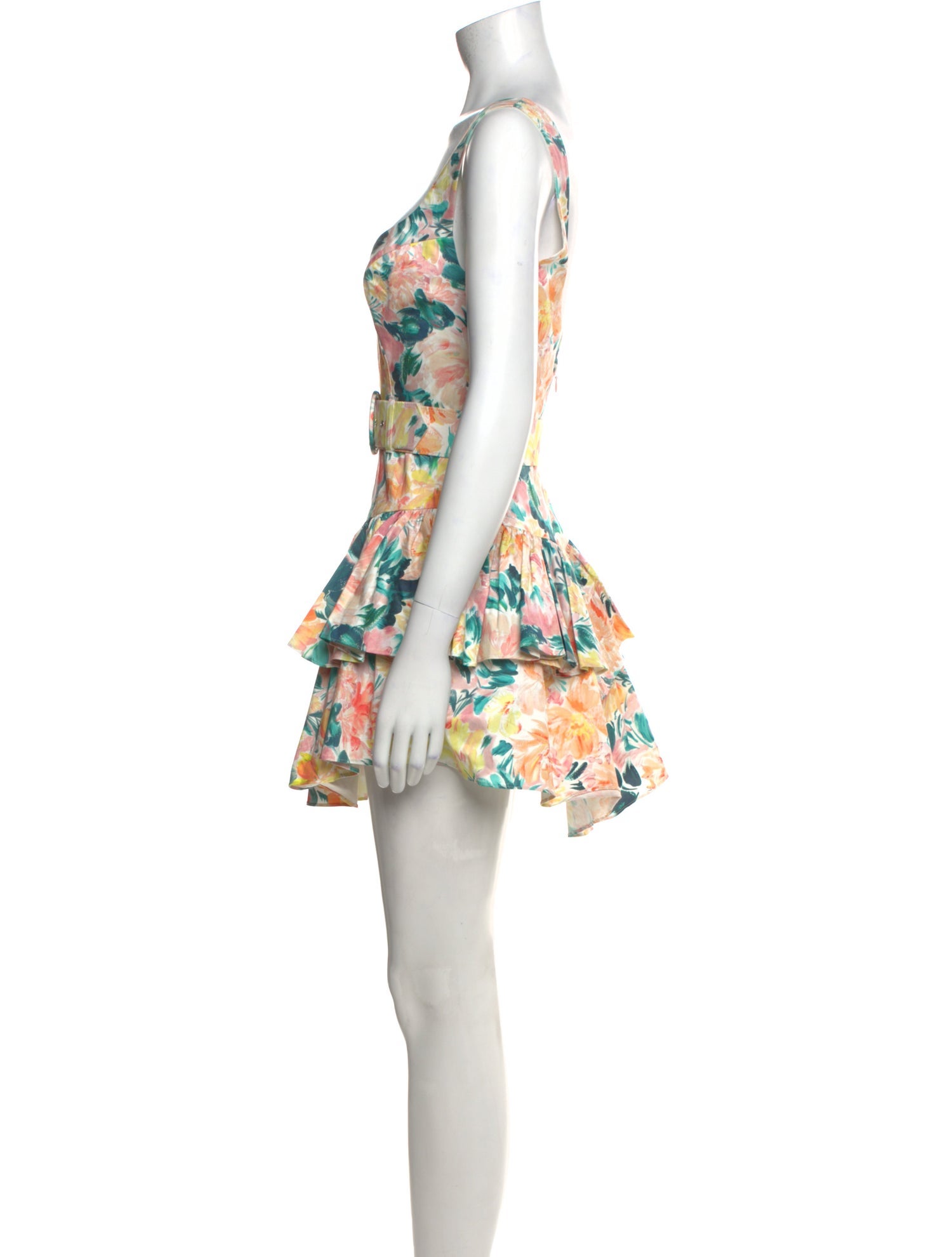 For Love & Lemons Printed Mini Dress