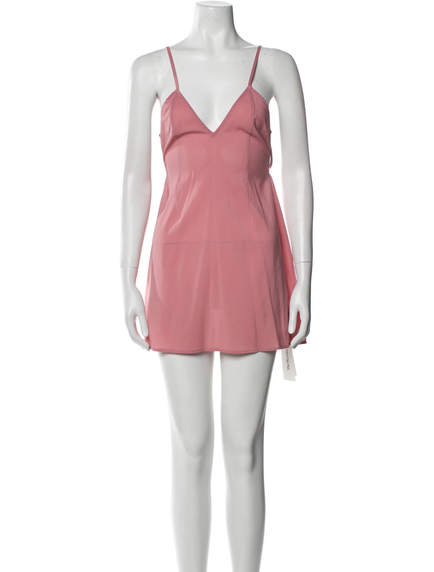 For Love & Lemons V-Neck Mini Dress