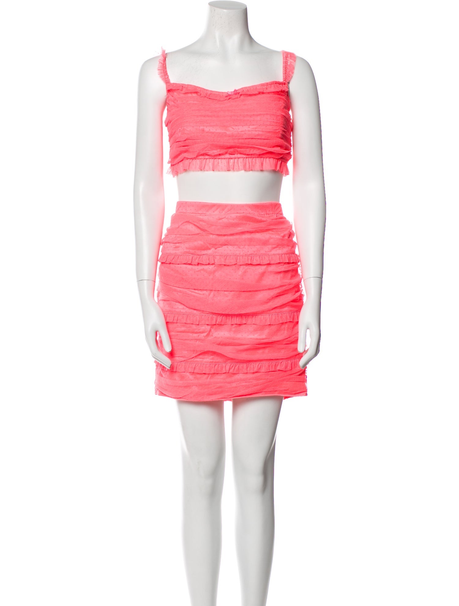 For Love & Lemons Pleated Accents Skirt Set w/ Tags