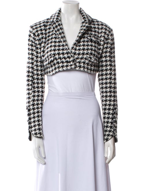 For Love & Lemons Houndstooth Print Bolero