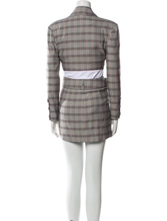 For Love & Lemons Plaid Print Blazer