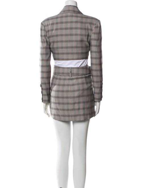 For Love & Lemons Plaid Print Blazer