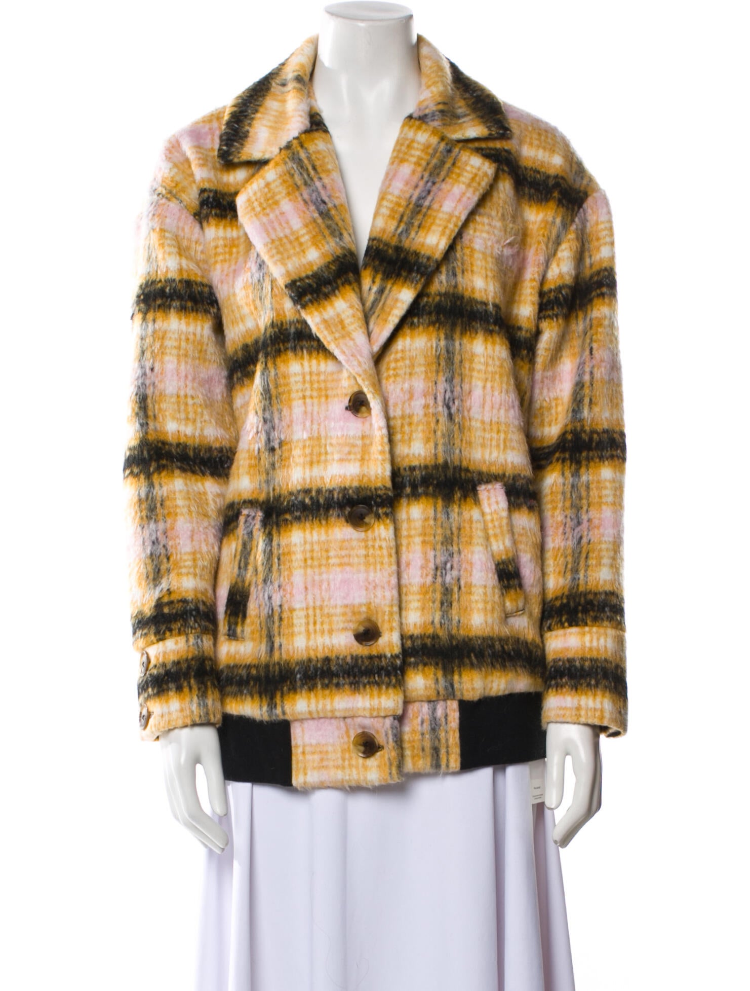 For Love & Lemons Plaid Print Jacket w/ Tags