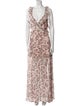 For Love & Lemons Floral Print Long Dress