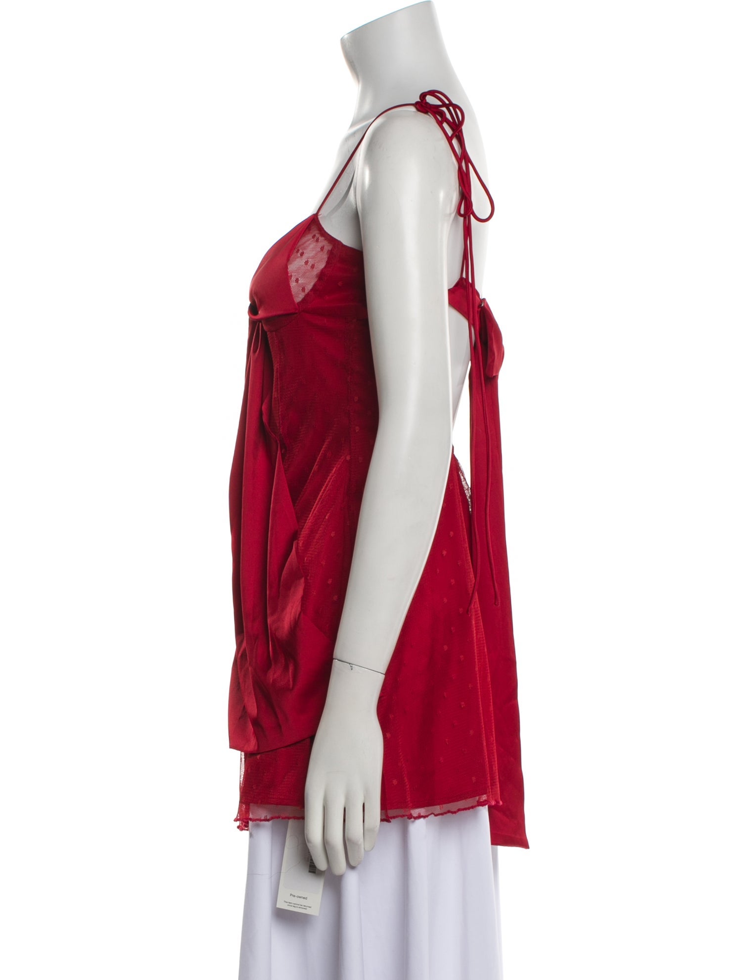 For Love & Lemons Square Neckline Sleeveless Top