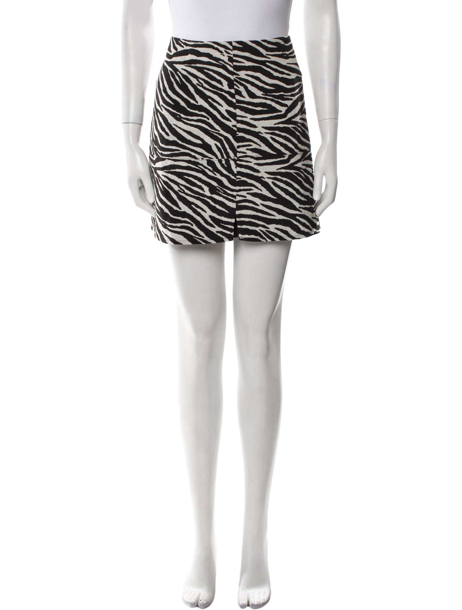 For Love & Lemons Animal Print Mini Skirt