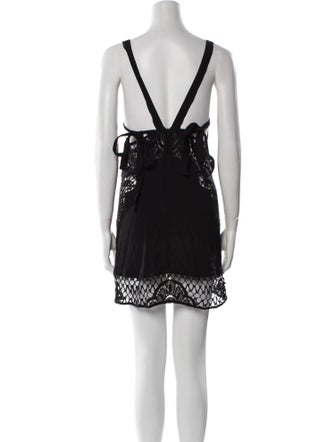 For Love & Lemons Paisley Print Square Neckline Tunic